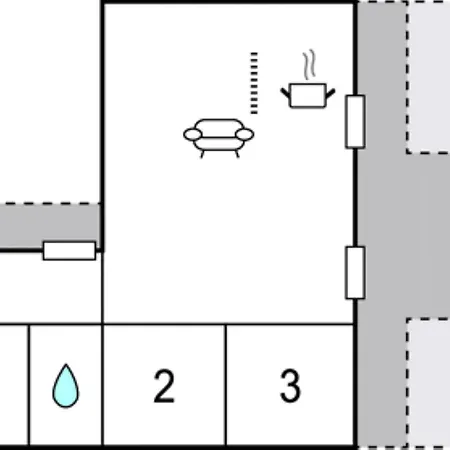Cozy Just 300 M From Hove 度假居